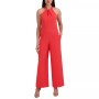 Twist-Front Halter Jumpsuit