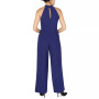 Twist-Front Halter Jumpsuit