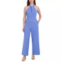 Twist-Front Halter Jumpsuit