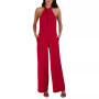 Twist-Front Halter Jumpsuit
