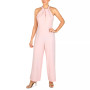 Twist-Front Halter Jumpsuit