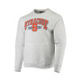 Men's Heathered Gray Syracuse Orange Upperclassman Pocket Pullover Sweatshirt