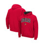Men's Red Illinois State Redbirds Arch and Logo Pullover Hoodie