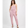 Women's Satin Sleeveless Cargo Jumpsuit