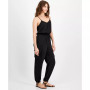 Women's Satin Sleeveless Cargo Jumpsuit