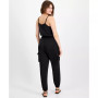 Women's Satin Sleeveless Cargo Jumpsuit