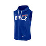 Men's Heather Royal Buffalo Bills Sleeveless Pullover Hoodie