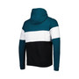 Men's Black Philadelphia Eagles Colorblock Current Pullover Hoodie