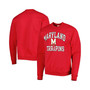 Men's Red Maryland Terrapins High Motor Pullover Sweatshirt