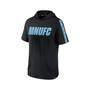 Men's Branded Black Minnesota United FC Definitive Victory Short-Sleeved Pullover Hoodie