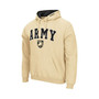 Men's Gold Army Black Knights Arch and Logo 3.0 Pullover Hoodie