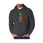 Men's Word Art Hoodie, One Love