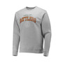 Men's Heathered Gray Florida A&M Rattlers Classic Arch Pullover Sweatshirt