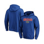 Men's Branded Royal Florida Gators Stencil Plane Fitted Pullover Hoodie