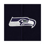 Men's Seattle Seahawks Heather Gray Gridiron Lace-Up Pullover Hoodie