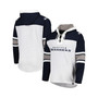 Men's Seattle Seahawks Heather Gray Gridiron Lace-Up Pullover Hoodie