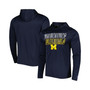 Men's Navy Michigan Wolverines Impact Pullover Hoodie