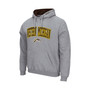 Men's Heathered Gray Western Michigan Broncos Arch and Logo Pullover Hoodie