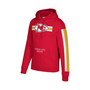 Men's Red Kansas City Chiefs Three Stripe Pullover Hoodie