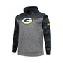 Men's Branded Heather Charcoal Green Bay Packers Big and Tall Camo Pullover Hoodie