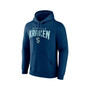 Men's Branded Navy Seattle Kraken Special Edition 2.0 Wordmark Pullover Hoodie