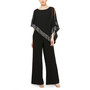 Asymmetrical Cape Jumpsuit