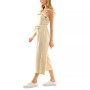 Juniors' Ruffle-Strap Belted Jumpsuit