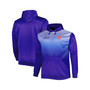 Men's Royal New York Mets Fade Sublimated Big and Tall Fleece Pullover Hoodie