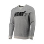 Men's Heathered Gray Miami Heat Marled French Terry Pullover Sweatshirt