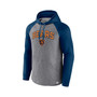 Men's Branded Heathered Gray, Navy Chicago Bears By Design Raglan Pullover Hoodie
