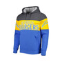 Men's Heather Charcoal and Powder Blue Los Angeles Chargers Extreme Pullover Hoodie