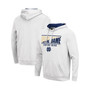Men's White Notre Dame Fighting Irish Slash Stack 2.0 Pullover Hoodie