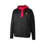 Men's Black Texas Tech Red Raiders Luge 3.0 Quarter-Zip Hoodie
