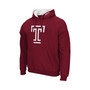 Men's Cherry Temple Owls Arch and Logo Pullover Hoodie