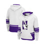 Men's White Northwestern Wildcats Lace Up 3.0 Pullover Hoodie