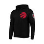 Men's Black Toronto Raptors Chenille Team Pullover Hoodie
