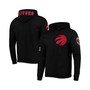 Men's Black Toronto Raptors Chenille Team Pullover Hoodie