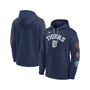 Men's Navy Detroit Tigers Rewind Lefty Pullover Hoodie