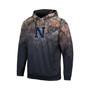Men's Black Navy Midshipmen Mossy Oak Pullover Hoodie