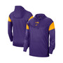 Men's Purple LSU Tigers Sideline Jersey Pullover Hoodie