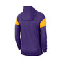 Men's Purple LSU Tigers Sideline Jersey Pullover Hoodie
