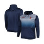 Men's Navy Boston Red Sox Fade Sublimated Fleece Big and Tall Pullover Hoodie