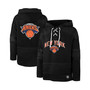 Men's Black New York Knicks 2022/23 Pregame MVP Lacer Pullover Hoodie - City Edition