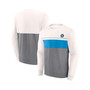 Men's Branded Gray Charlotte FC Corner Pass Pullover Sweatshirt
