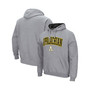 Men's Heathered Gray Appalachian State Mountaineers Arch and Logo Pullover Hoodie