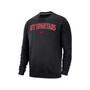 Men's Black Tampa Spartans Arch Club Fleece Pullover Sweatshirt