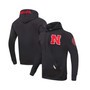 Men's Black Nebraska Huskers Classic Pullover Hoodie