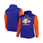 Men's Branded Blue and Orange New York Knicks Big and Tall Bold Attack Pullover Hoodie