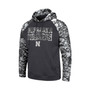 Men's Charcoal Nebraska Huskers OHT Military-Inspired Appreciation Digi Camo Big and Tall Pullover Hoodie