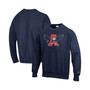 Men's Navy Auburn Tigers Vault Logo Reverse Weave Pullover Sweatshirt